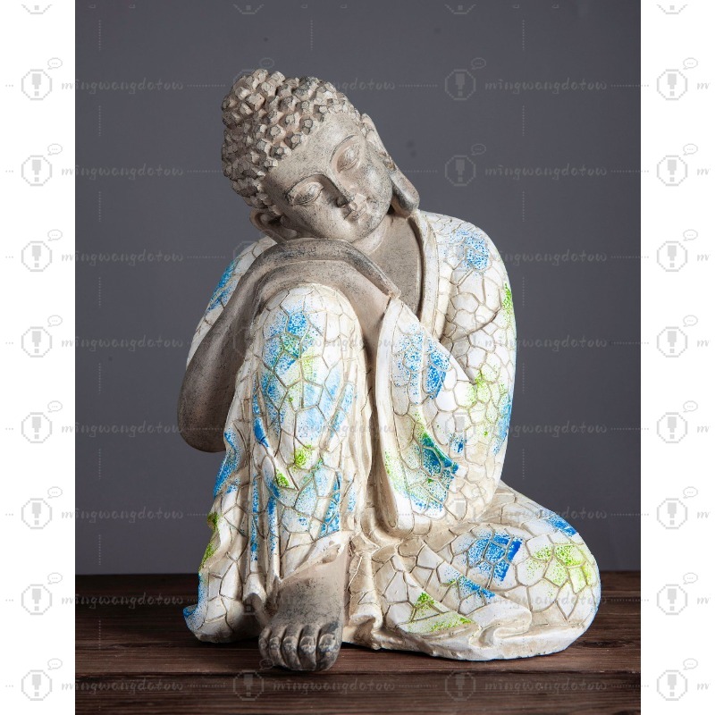 Mini Buddha Statue Ornament, N - Bonsai Garden Usa 评论和价格