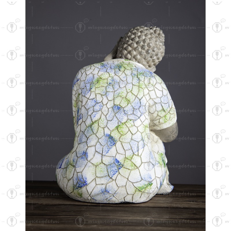 Mini Buddha Statue Ornament, N - Bonsai Garden Usa 评论和价格