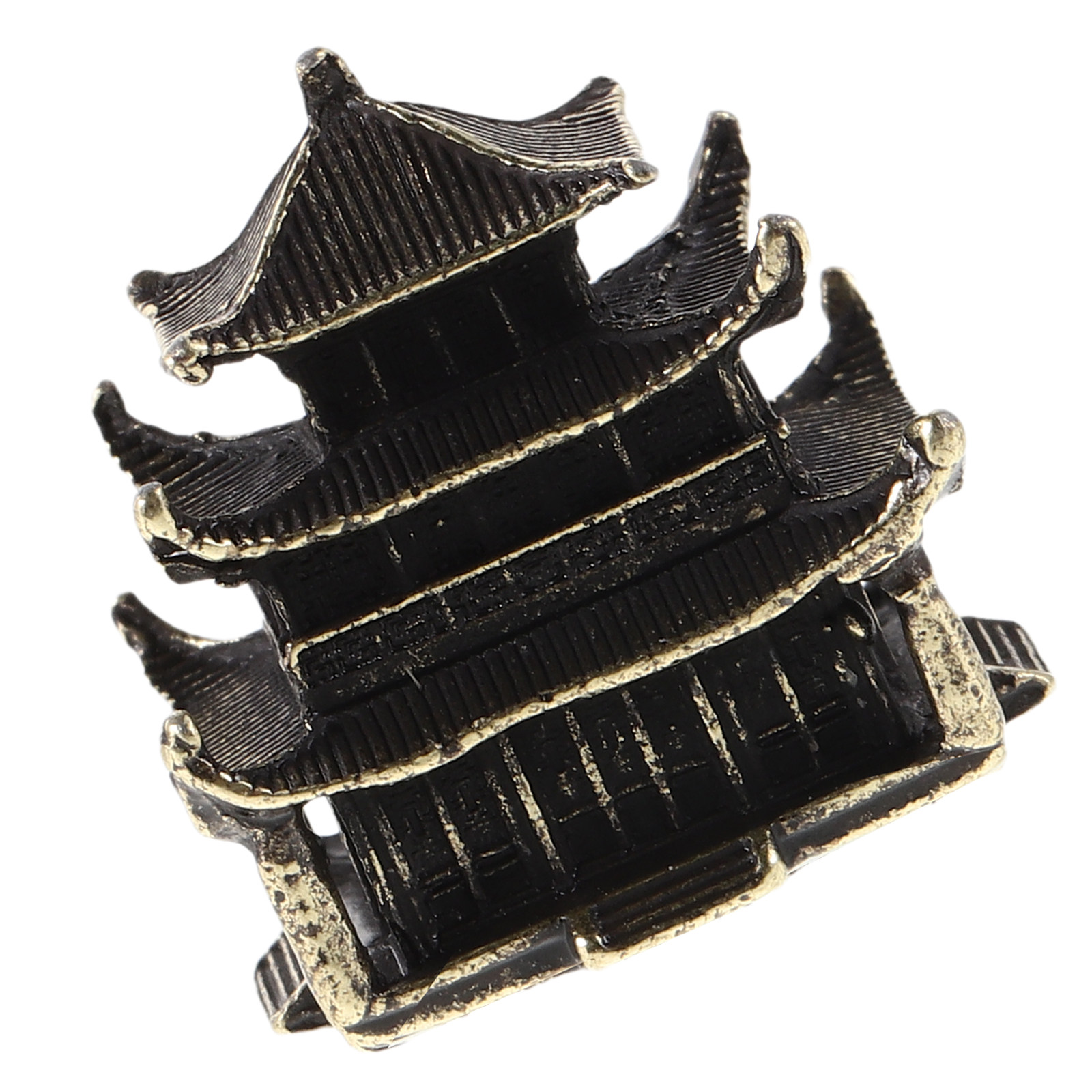 Mini Brass Pagoda Sculpture An - Bonsai Garden Desk 评论和价格