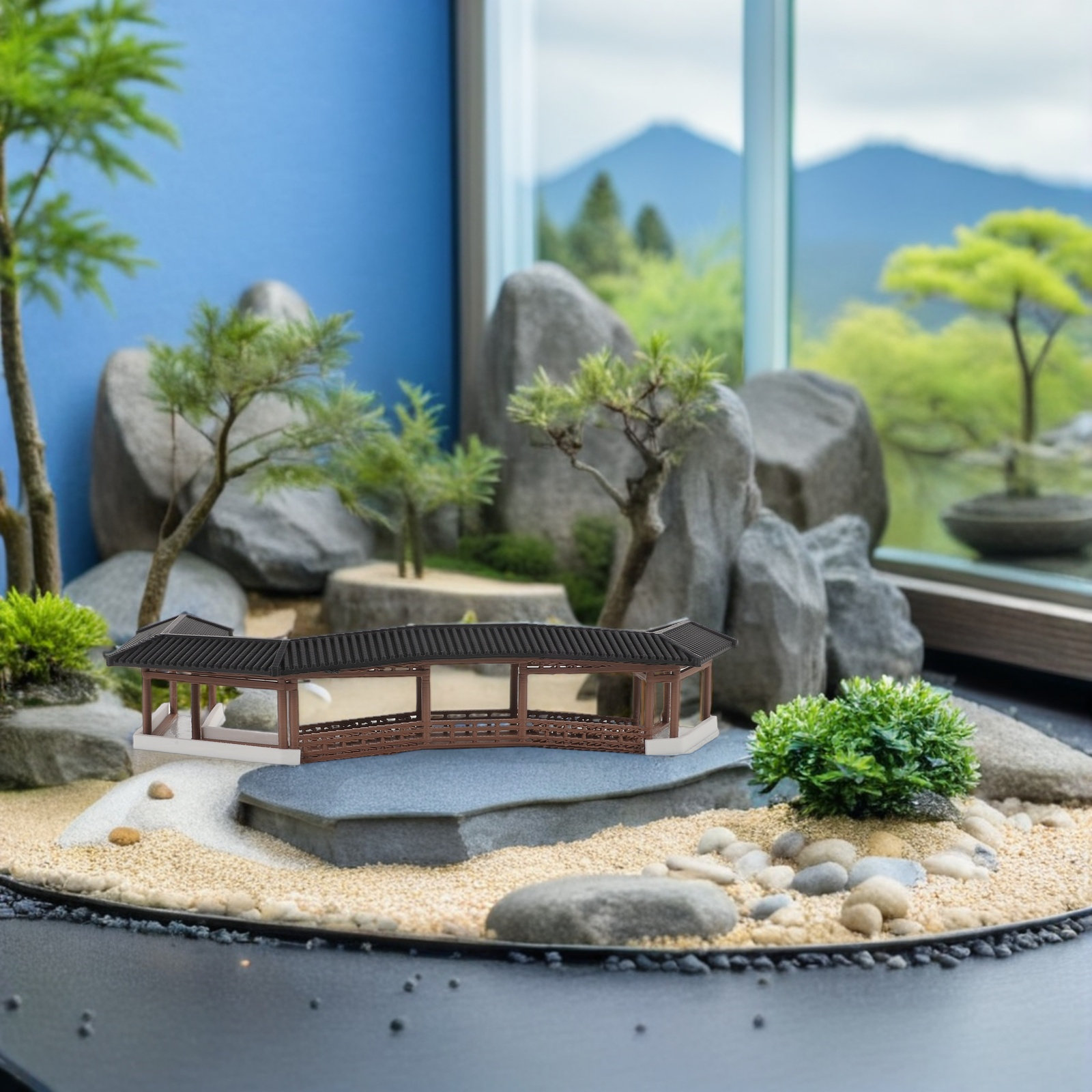 Miniature Bridge Ancient Style - Bonsai Garden Usa 评论和价格