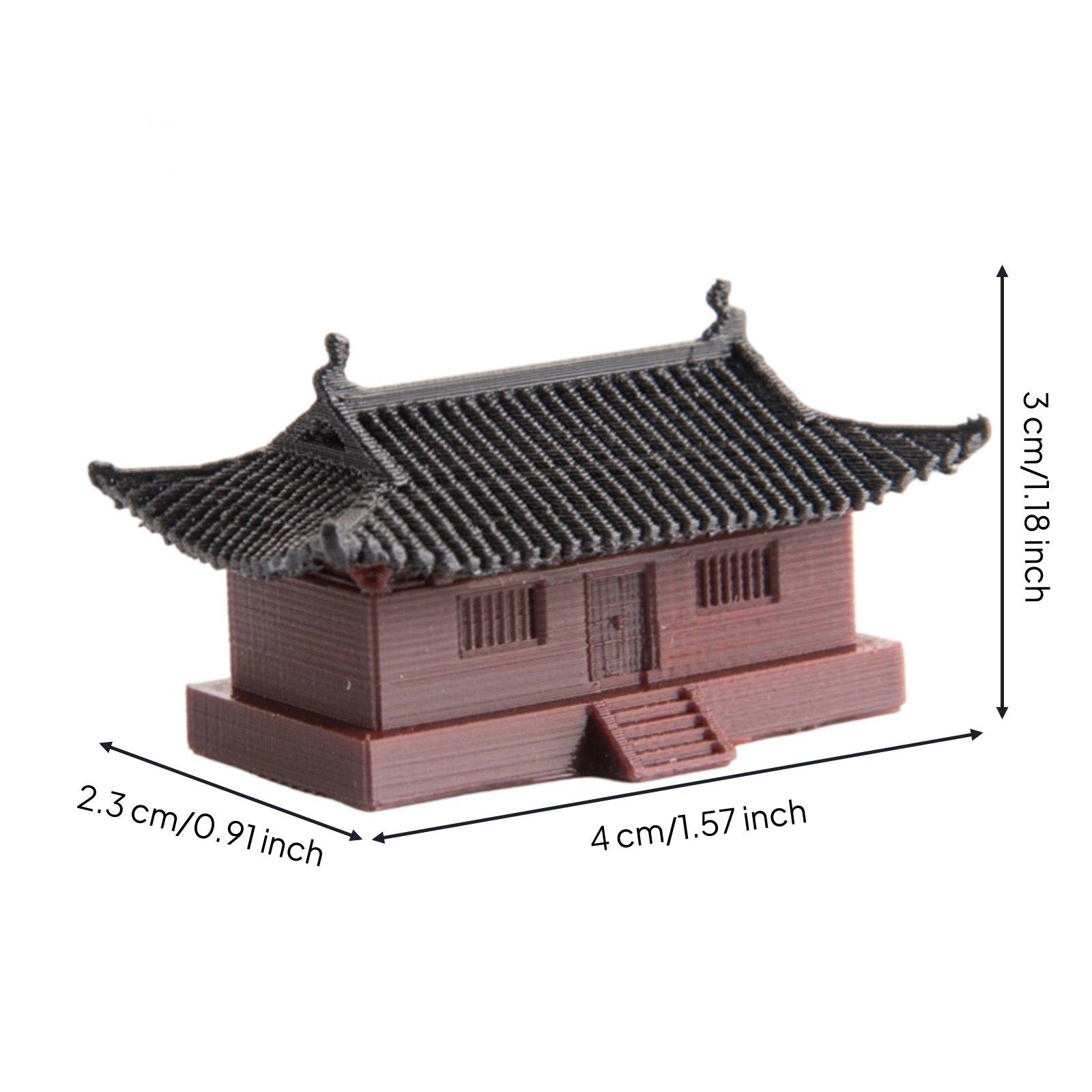 Handcrafted Resin House Figuri - Bonsai Garden Desk 评论和价格
