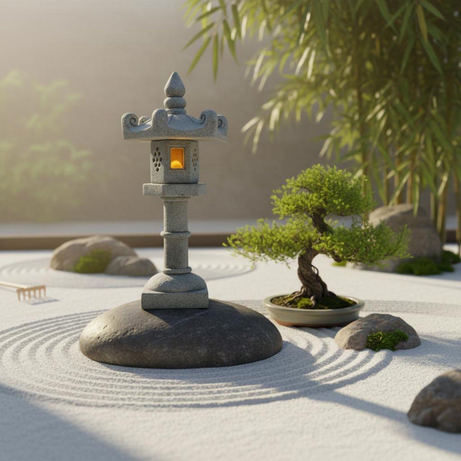 Landscaping Lantern Japanese L - Bonsai Garden Usa 评论和价格