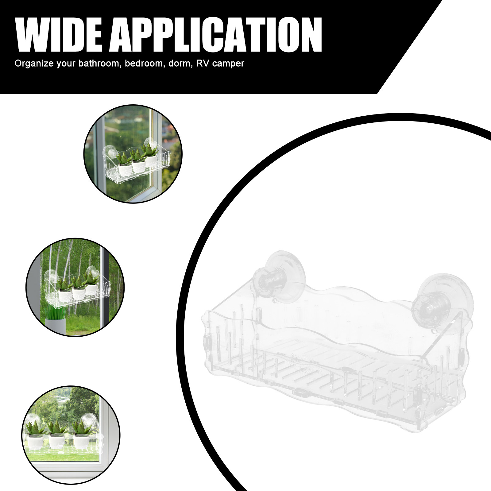 Suction Cup Planter Acrylic Tr - Bonsai Garden Usa 评论和价格