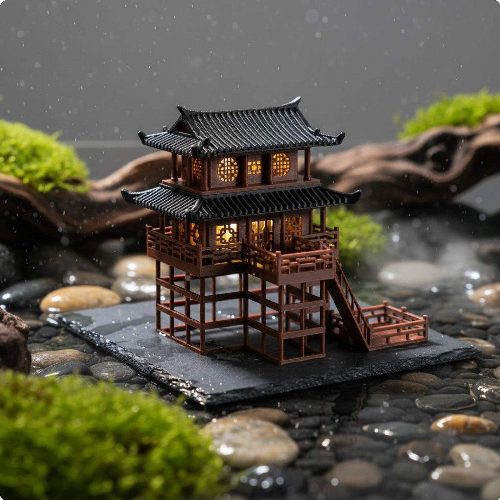 Bonsai House Tabletop Plastic  - Bonsai Garden Usa 评论和价格